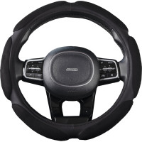Оплетка SKYWAY Sponge classic 6 подушечек, M, черная, замша S01101018