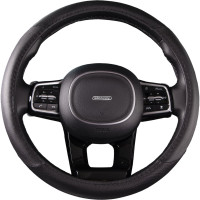 Оплетка SKYWAY Crome-1 M, черная, экокожа S01102055