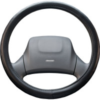 Оплетка SKYWAY Hit-2 L, черная, экокожа S01102024
