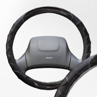 Оплетка SKYWAY Comfort-3 L, черная, экокожа S01102325
