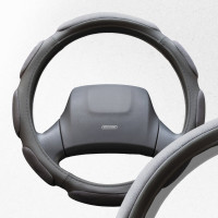 Оплетка SKYWAY Sponge classic 8 подушечек, L, серая, замша S01101036