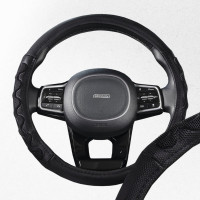 Оплетка SKYWAY Racer-2 M, черно/серая, экокожа S01102417