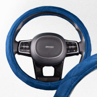 Оплетка SKYWAY Hit-1 M, темно-синяя, замша S01101053