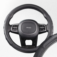 Оплетка SKYWAY Luxury-3 M, черная, экокожа S01102264