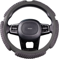Оплетка SKYWAY Sponge ribby 5 подушечек, M, серая, замша S01101028