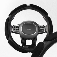 Оплетка SKYWAY Sponge air 6 подушечек, M, черная, замша S01101065