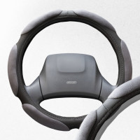 Оплетка SKYWAY Sponge air 6 подушечек, L, серая, замша S01101061