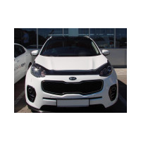 Дефлектор капота SIM KIA Sportage, 2016-н.в., темный, NLD.SKISPO1612