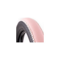 Оплётка руля AUTOPROFI экокожа, размер М AP-1931 BK PINK M