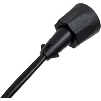Индустриальный патч-корд LANMASTER RJ45-RJ45 4 пары FTP категория 5е 5м черный, LAN-S45-45-5.0-WP