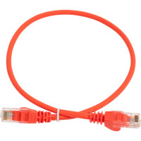 Патч-корд LANMASTER RJ45-RJ45, 4 пары, UTP, категория 5е, 5 м, оранжевый, LSZH, LAN-PC45/U5E-5.0-OR