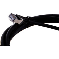 Патч-корд LANMASTER RJ45-RJ45, 4 пары, FTP, категория 5е, 3 м, черный LSZH LAN-PC45/S5E-3.0-BK