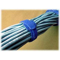 Хомут-липучка LANMASTER 310мм, 20 шт., синий LAN-VCM310-BL