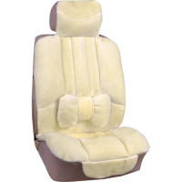 Чехлы на сиденья SKYWAY меховые, искусственный мутон, 5 предметов S03001041