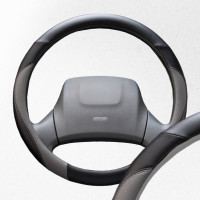 Оплетка SKYWAY Combo-6 L черно/серая, экокожа S01102295