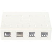 Настенная коробка TWT 4 порта для Keystone SA4-WH
