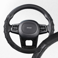 Оплетка SKYWAY Racer-2 M, черная, экокожа S01102419