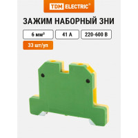 Наборный зажим TDM ELECTRIC ЗНИ-6PEN 6мм2 JXB-земля SQ0803-0012