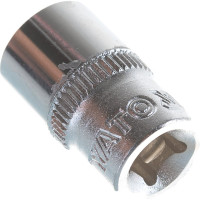 Головка торцевая короткая (11 мм; CrV; 1/4DR) YATO YT-1410