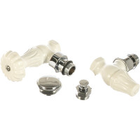 Комплект SR Rubinetterie Old Style 1/2 угловой, цвет белый, K337-1500VC0A