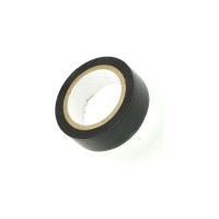 Изоляционная лента DolleX 19 мм х 9,10 м, черная, ПВХ PVC ET-1391BLACK