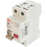 Устройство защитного отключения EKF DV 2P 63А/300мА AC AVERES rccb-2-63-300-ac-av