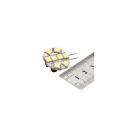 Автолампа диод SKYWAY G4, 8 SMD диодов, 1-контактная, белая, габариты, стопы SG4-8SMD-5050