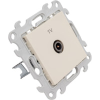 ТВ розетка Simon одиночная, сл кость 2450477-031