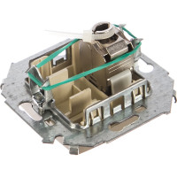 Компьютерная розетка Simon RJ45 кат.6а АМР, FTP, шампань 1591563-034