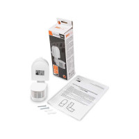 Датчик движения Jazzway PMS-IR 008 1200Вт 180 град. 12м WH белый IP44 5012899