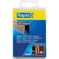 Закаленные Супертвердые узкие скобы Rapid тип 90 30 мм 3000 шт. 5000125