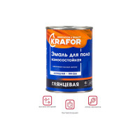Алкидная эмаль Krafor ПФ-266 золотистая 0.9 кг 6 206155