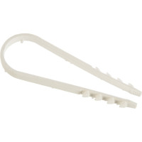 Дюбель-хомут для круглого кабеля 19-25 мм белый Б0045089