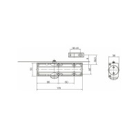 Доводчик DOORLOCK DL100 size 3/4 коричневый 75507