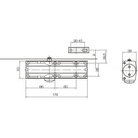 Доводчик DOORLOCK DL100 size 3/4 черный 75508