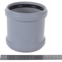 Двухраструбная муфта PRO AQUA STILTE PLUS 110 мм STPL30110