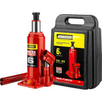 Гидравлический бутылочный домкрат STAYER RED FORCE, 6т, 216-413 мм, в кейсе, 43160-6-K 43160-6-K_z01