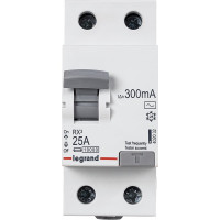 Выключатель дифференциального тока Legrand Rx3 300ма 25а 2п Ac 402032