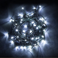 Линейная гирлянда FERON CL44 200 LED 5000К, с эффектом стробов, 20м+1.5м черный шнур, IP65 32976