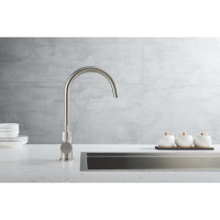 Смеситель для кухни Paulmark ESSEN, брашированная сталь,  Es213211-BS