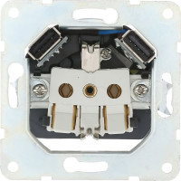 Розетка LK Studio с з/к + 2хUSB разъем, 2А белый 868004-1
