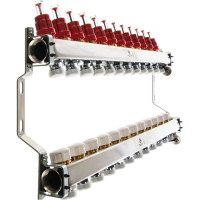 Коллекторный блок для теплого пола 1x3/4EU отв.-12 Gekon GK 72112