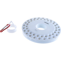 Светодиодный фонарь Smartbuy 48 LED с карабином для подвешивания 3AA, белый SBF-8254-W