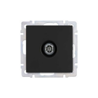 Телевизионная розетка Smartbuy черная Нептун SBE-05b-S1-TV