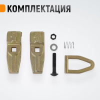 Кузовной захват WIEDERKRAFT 3т, размеры губок 54 мм WDK-0212