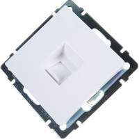 Компьютерная розетка Smartbuy RJ45 белая Нептун SBE-05w-S1-RJ
