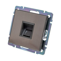 Компьютерная розетка Smartbuy RJ45 серый никель Нептун SBE-05gn-S1-RJ