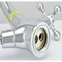 Двуручный смеситель Eleanti для умывальника, с гибкой подводкой 0402.894