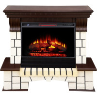 Каминокомплект InterFlame Экстер Фотон26 Led Q Foton26 темный дуб