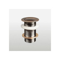Донный клапан Terma CLICK-CLACK c маленькой кнопкой, red bronze 32367